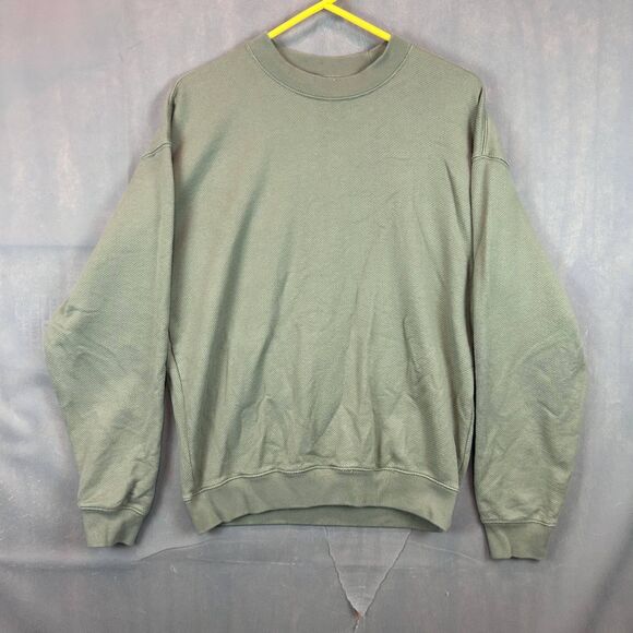 GAP Men's Medium Green Pullover Long Sleeve Crewneck Sweatshirt Classic Casual - Picture 1 of 6
